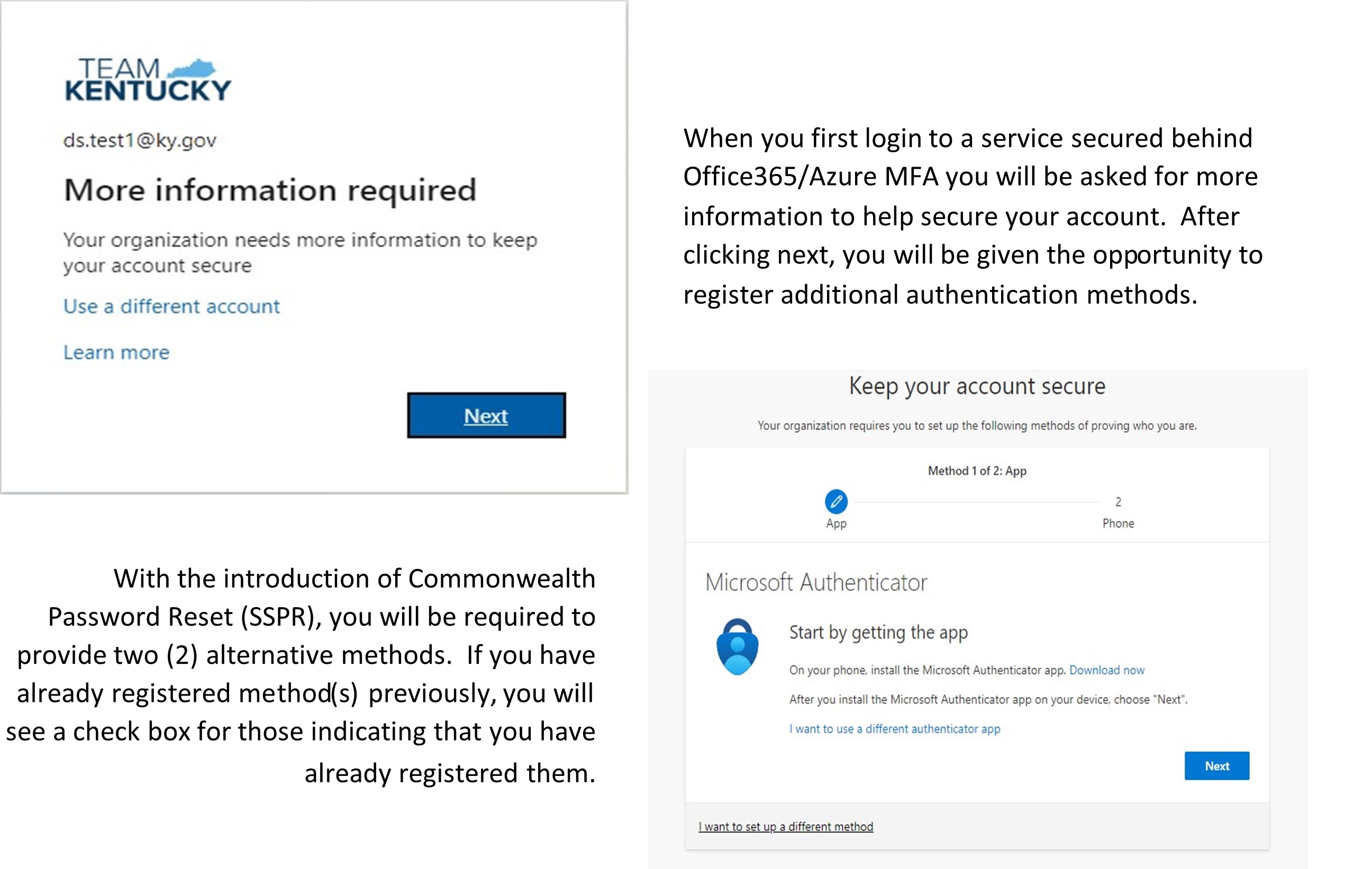 Setting Up Authentication Methods - Commonwealth Office of